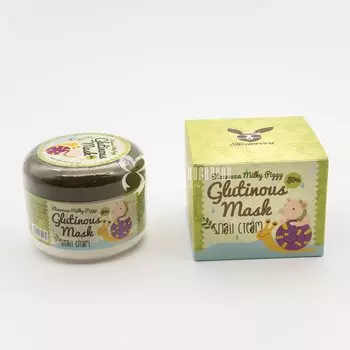 Крем-маска с муцином улитки ELIZAVECCA MILKY PIGGY GLUTINOUS MASK 80% SNAIL CREAM 100ml