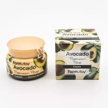 Лифтинг крем с экстрактом авокадо FARMSTAY AVOCADO PREMIUM PORE CREAM 100ml