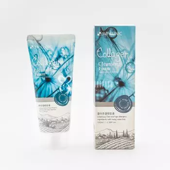 Очищающая пенка с коллагеном 3W Clinic Collagen Foam Cleansing 100ml