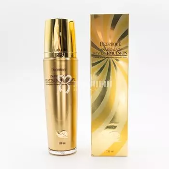 Омолаживащая эмульсия на основе муцина улитки DEOPROCE SNAIL GALAC-TOX REVITAL EMULSION 130ml