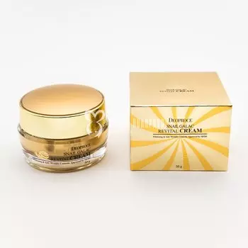 Омолаживающий крем на основе муцина улитки DEOPROCE SNAIL GALAC-TOX REVITAL CREAM 50g
