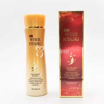 Омолаживающий лосьон с женьшенем WHEE HYANG ANTI-WRINKLE SKIN EMULSION 150ml