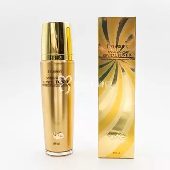 Омолаживающий тонер на основе муцина улитки DEOPROCE SNAIL GALAC-TOX REVITAL TONER 130 ml
