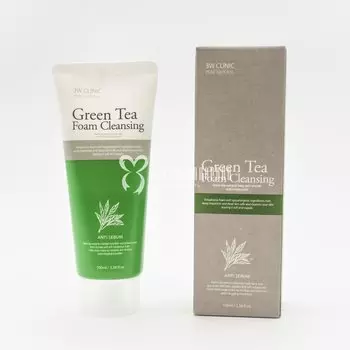 Пенка для умывания ЗЕЛЕНЫЙ ЧАЙ 3W CLINIC Green Tea Foam Cleansing 100ml