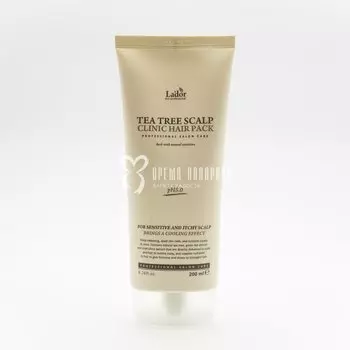 Профессиональная маска-пилинг для кожи головы LA'DOR TEA TREE SCALP HAIR PACK 200ml