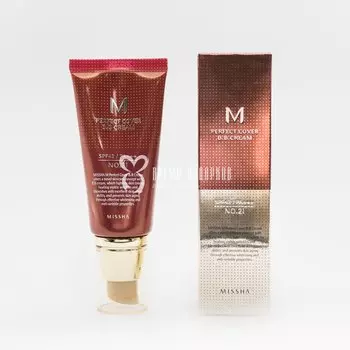Самый популярный BB-крем в мире MISSHA M PERFECT COVER B.B CREAM 50 ml тон 21