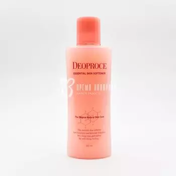 Тоник с экстрактами трав и фруктов DEOPROCE ESSENTIAL SKIN SOFTENER 380ml