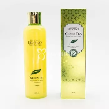 Тоник с экстрактом зеленого чая PREMIUM DEOPROCE GREEN TEA TOTAL TONER 260ml