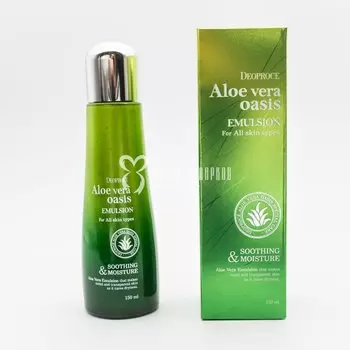 Увлажняющая эмульсия с алоэ вера DEOPROCE ALOE VERA OASIS EMULSION 150ml