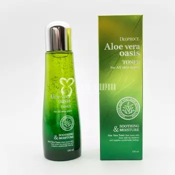 Увлажняющий тоник с алоэ вера DEOPROCE ALOE VERA OASIS TONER 150ml