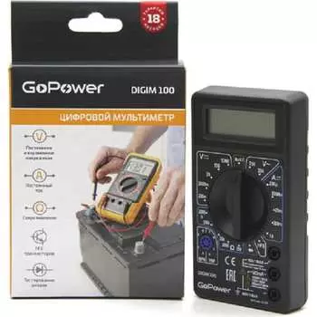 Мультиметр GoPower DigiM 100 00-00015324
