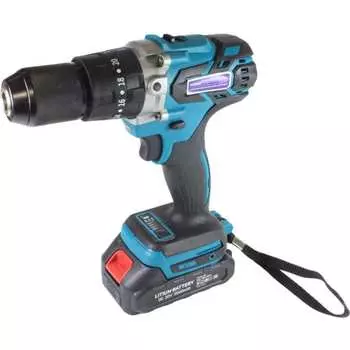 Аккумуляторная ударная дрель шуруповерт AktiTool icd20g 101211