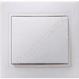Кнопочный одноклавишный выключатель IEK КВАРТА EVK13-K01-10-DM
