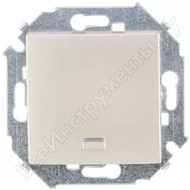 Одноклавишный кнопочный выключатель Simon 1591160-034