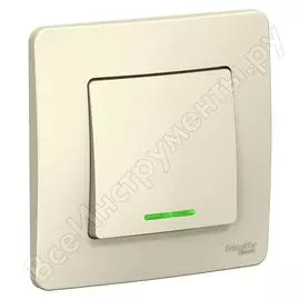 Одноклавишный переключатель Systeme Electric BLANCA BLNVS010612
