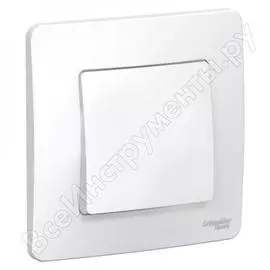 Одноклавишный переключатель Systeme Electric BLANCA BLNVS010601