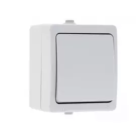 1-клавишный выключатель ekf венеция 10а ip54 белый sqevv10-021-10-54