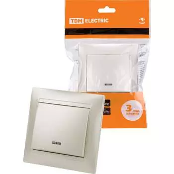 1-клавишный выключатель TDM ELECTRIC Лама SQ1815-0804