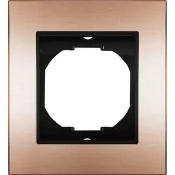 1-местная рамка Vesta Electric Exclusive Champagne Metallic FRM050101BSH