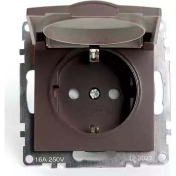 1-местная розетка STEKKER GLS16-7112-04 серия Катрин 49029