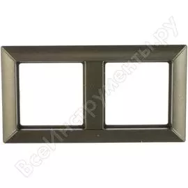 Двухместная рамка Jung