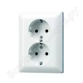 Двухместная розетка Jung