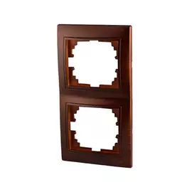 Вертикальная двойная рамка Lezard MIRA 701-0400-152