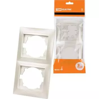 2-х постовая вертикальная рамка TDM ELECTRIC Лама SQ1815-0833