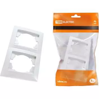 2-х постовая вертикальная рамка TDM ELECTRIC SQ1815-0779