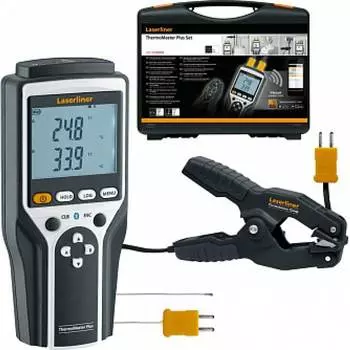Высокоточный двухканальный термометр Laserliner ThermoMaster Plus Set 082.036A
