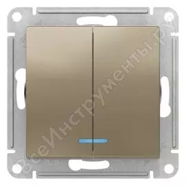 Двухклавишный механизм выключателя Systeme Electric ATLAS DESIGN ATN000553