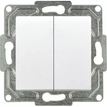 2-клавишный выключатель GUNSAN Eqona 16401100-250103
