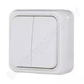 Двухклавишный выключатель LK Studio 811104