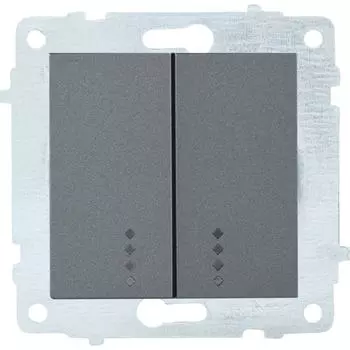 2-клавишный выключатель OVIVO Loft 600-000211-203