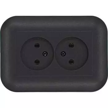 2-местная розетка OVIVO LOFT 404-170317-908