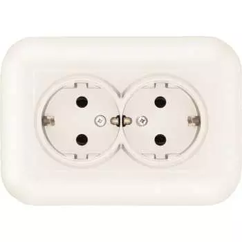 2-местная розетка OVIVO LOFT 404-020302-907