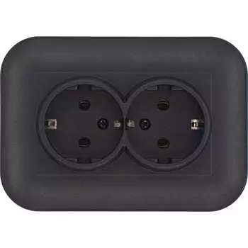 2-местная розетка OVIVO LOFT 404-170317-907