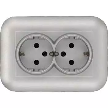 2-местная розетка OVIVO LOFT 404-100310-907