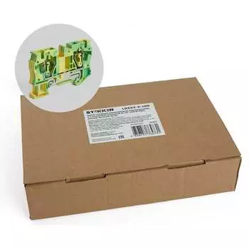 2-проводной проходной зажим самозажимной STEKKER LD552-3-100 39962