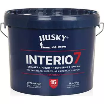 Интерьерная интерьерная краска HUSKY INTERIO 7 32237