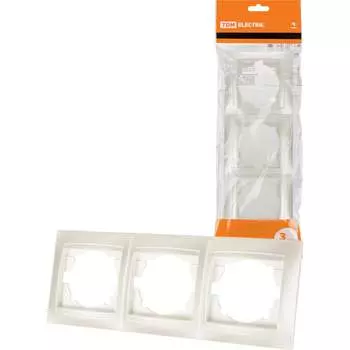 3-х постовая горизонтальная рамка TDM ELECTRIC Лама SQ1815-0831