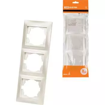 3-х постовая вертикальная рамка TDM ELECTRIC Лама SQ1815-0834