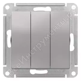 Трехклавишный механизм выключателя Systeme Electric ATLAS DESIGN ATN000331