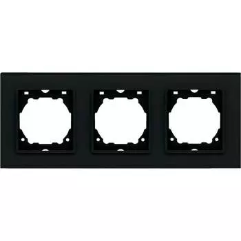3-местная рамка Vesta Electric Exclusive Black FRM050308CHR