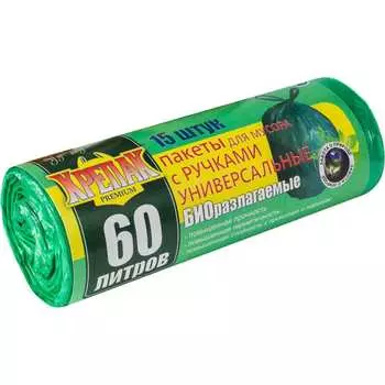 Биоразлагаемые мешки для мусора Крепак 4607075710061