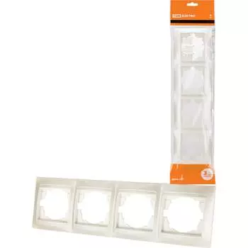 4-х постовая горизонтальная рамка TDM ELECTRIC Лама SQ1815-0832