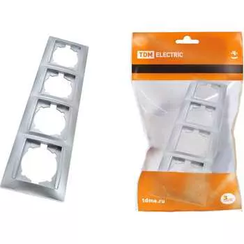 4-х постовая вертикальная рамка TDM ELECTRIC SQ1815-0781