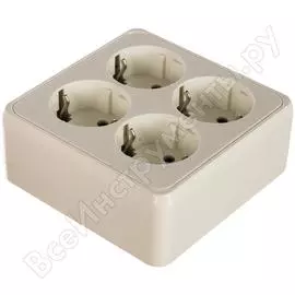 Четырехместная розетка LK Studio 813804