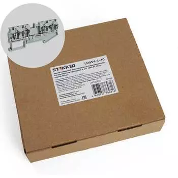 4-проводной проходной зажим самозажимной STEKKER LD554-1-40 39966