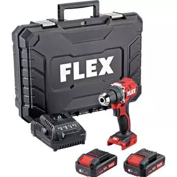 Аккумуляторная дрель шуруповерт FLEX DD 2G 18.0 ec LD/2.5 set